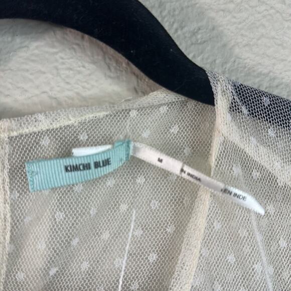 Kimchi Blue Sleeveless Mesh Floral Print Mini Dress - Picture 11 of 12